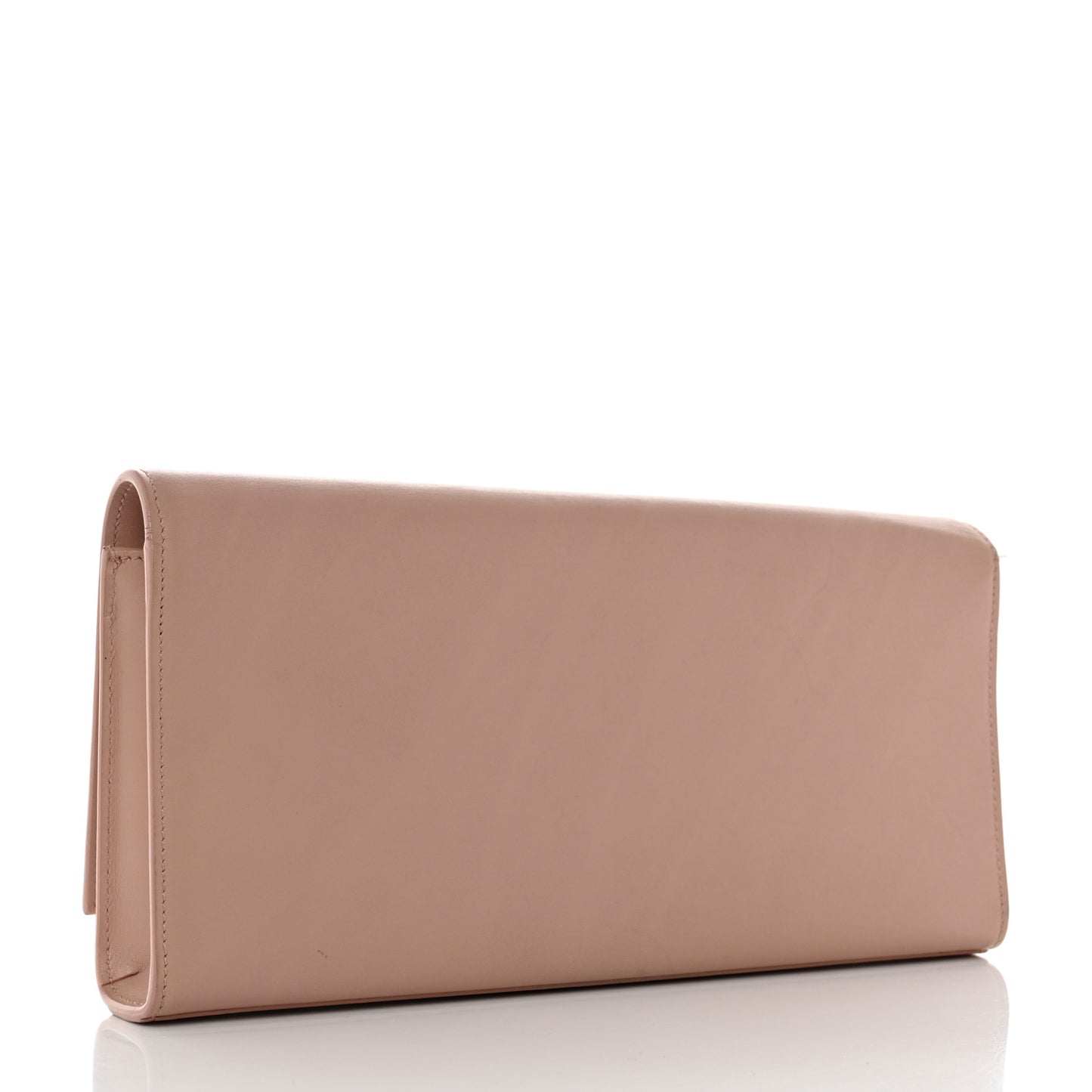 Calfskin Classic Monogram Tassel Clutch Pale Blush