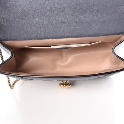 Chloe Goatskin Medium Elsie Shoulder Bag Street Blue 6 of 9