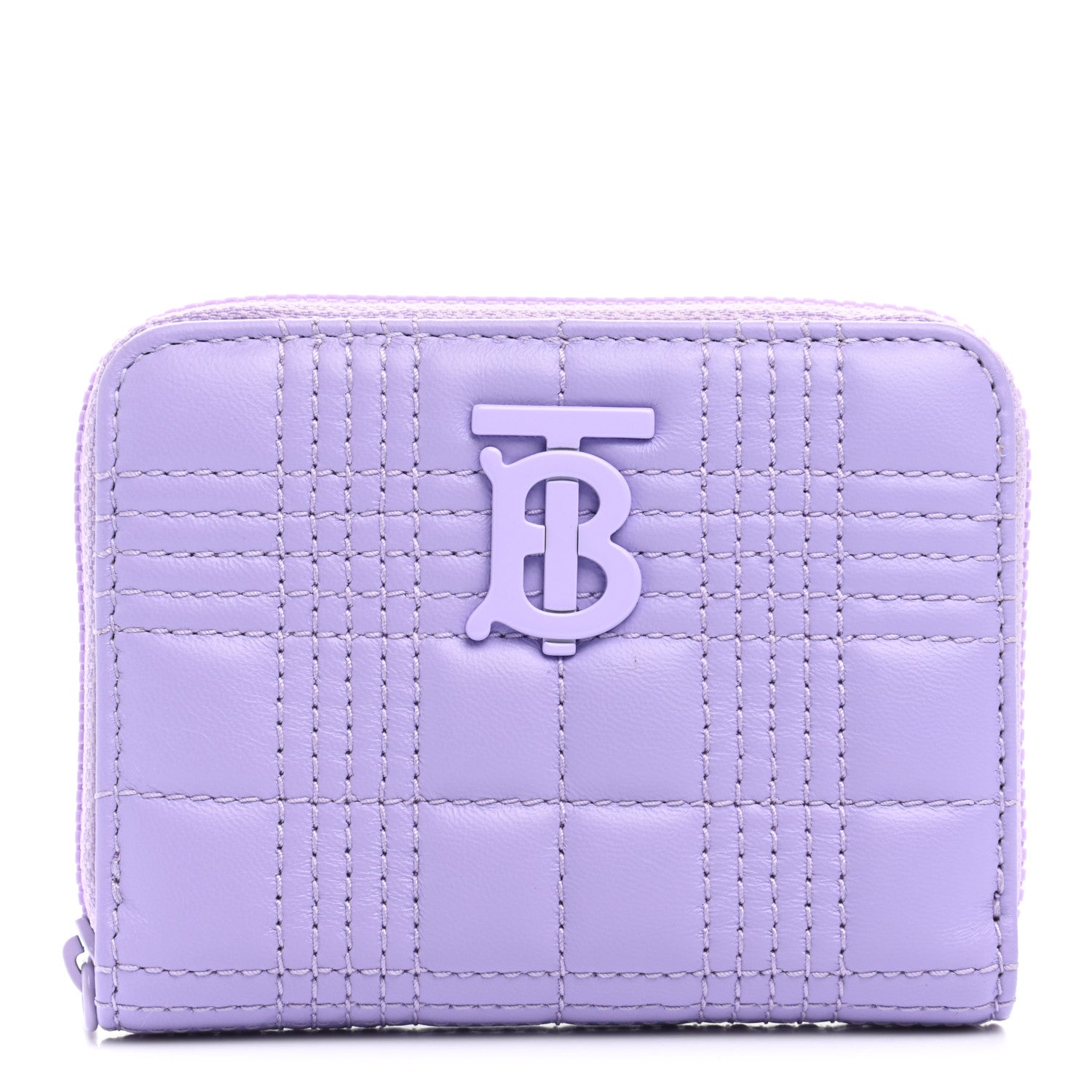 Burberry Lambskin Quilted Lola Wallet Soft Violet 1 of 6