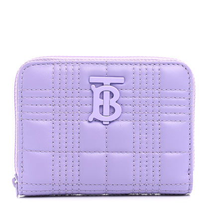 Burberry Lambskin Quilted Lola Wallet Soft Violet 1 of 6