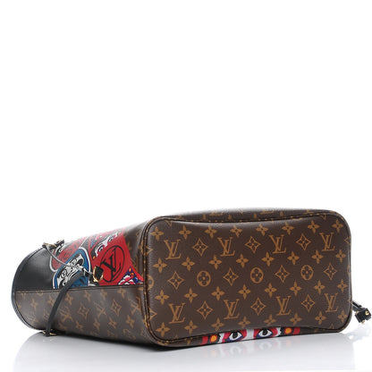 Louis Vuitton Monogram Kabuki Neverfull MM 4 of 9