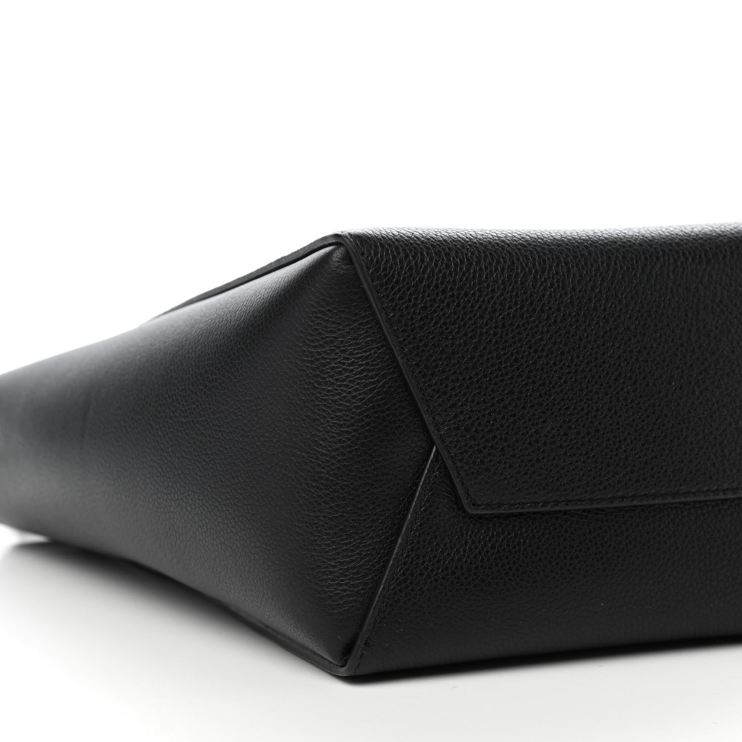 Celine Soft Grained Calfskin Small Sangle Bucket Bag Black 7 of 9