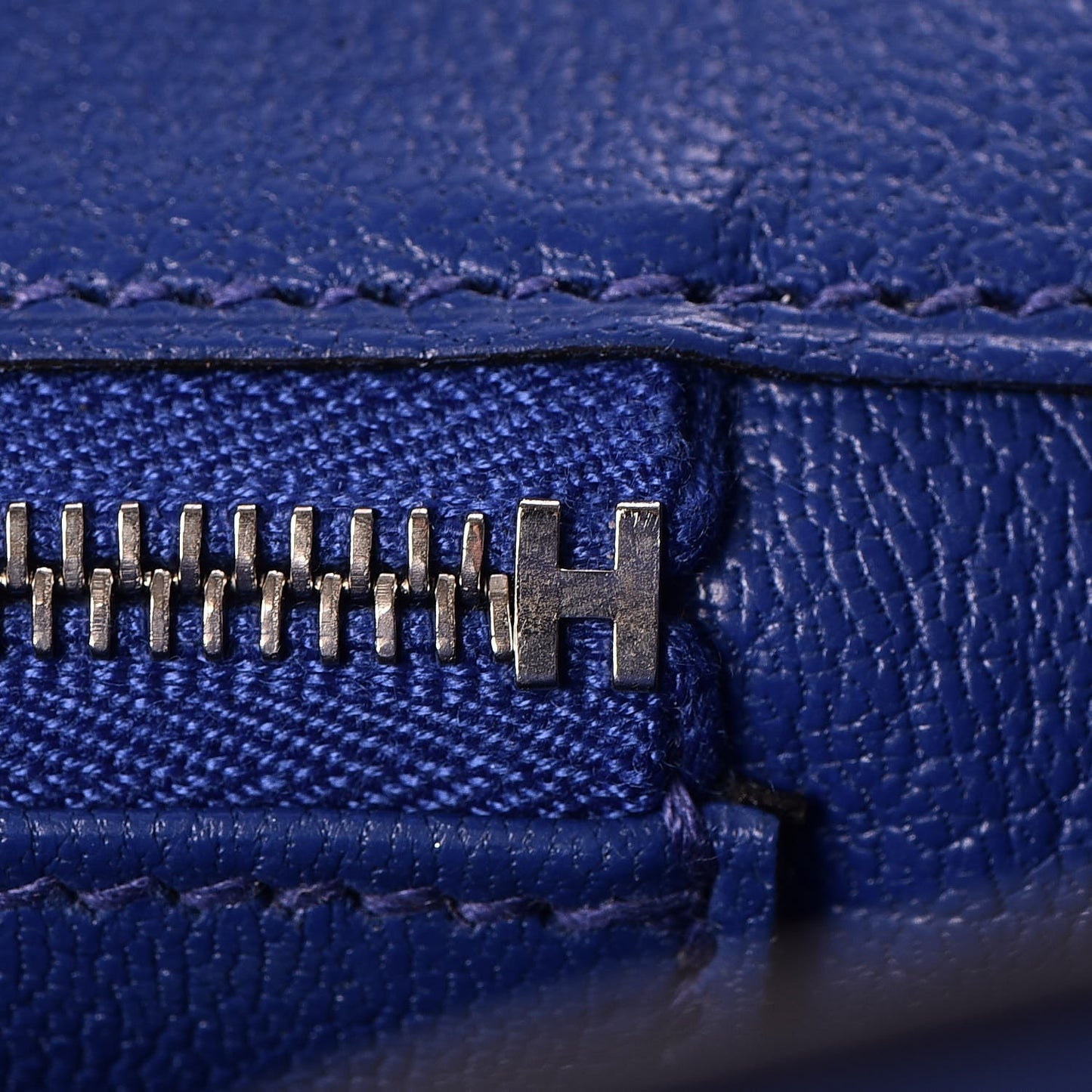 Togo Birkin 25 Bleu Electrique