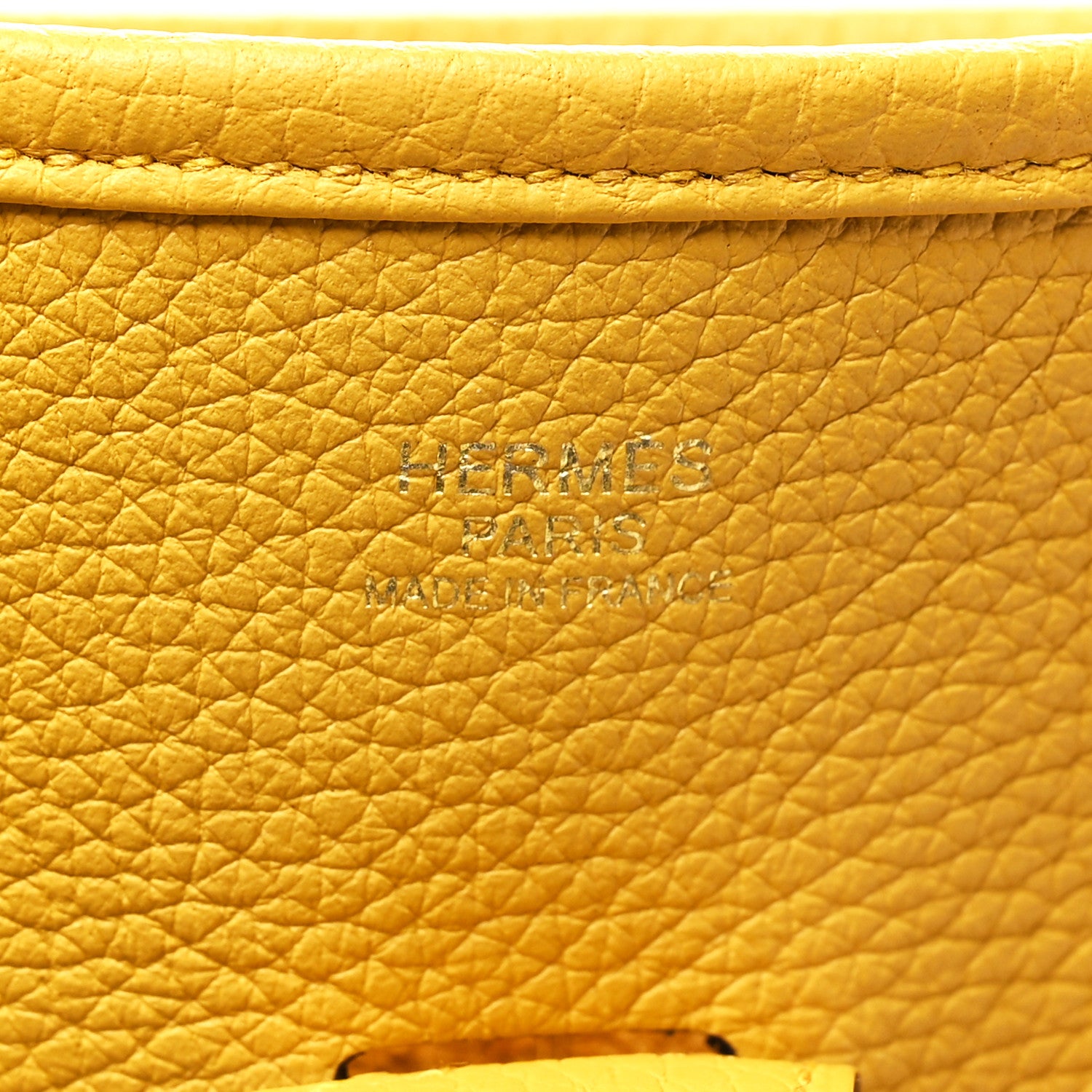 Hermes Taurillon Clemence Evelyne III PM Jaune Ambre 6 of 12