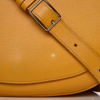 Celine Grained Calfskin Trotteur Messenger Saffron 7 of 24