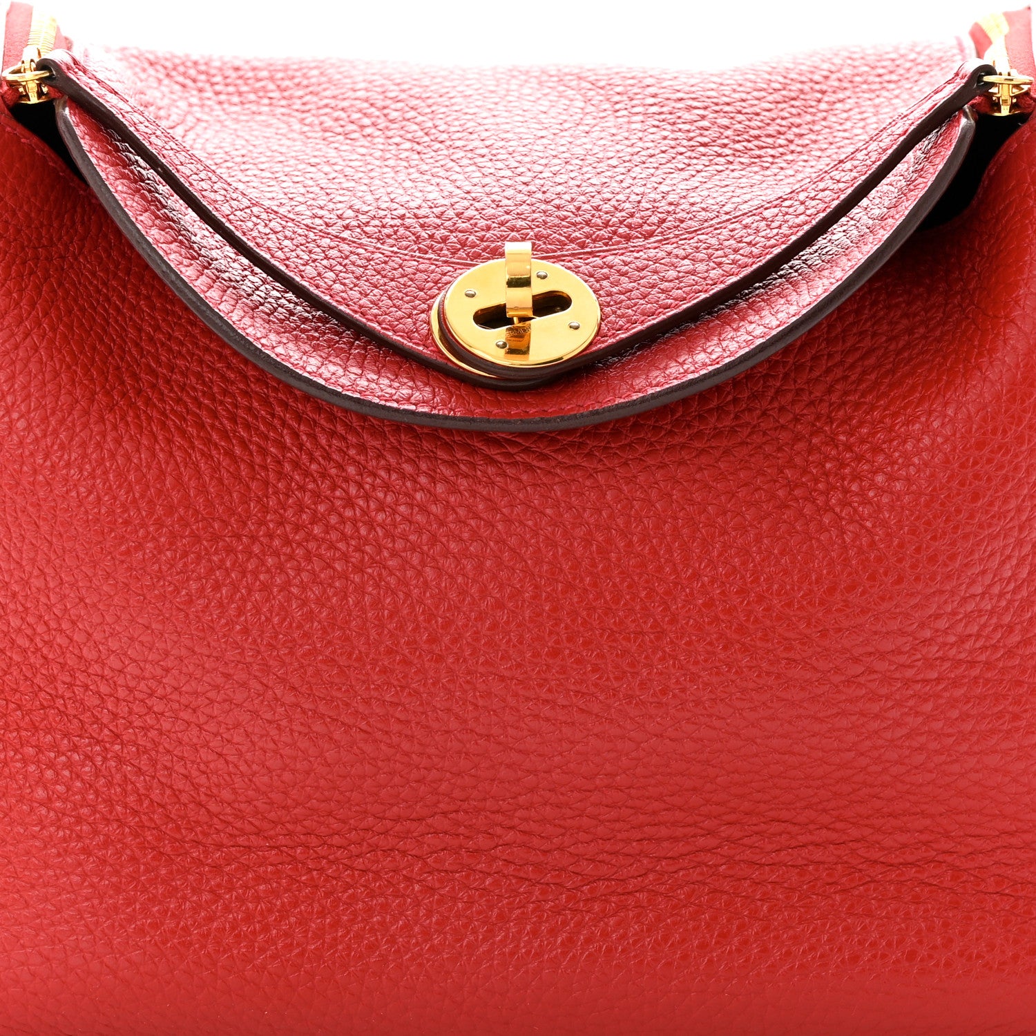 Hermes Taurillon Clemence Lindy 26 Rouge Casaque 8 of 10