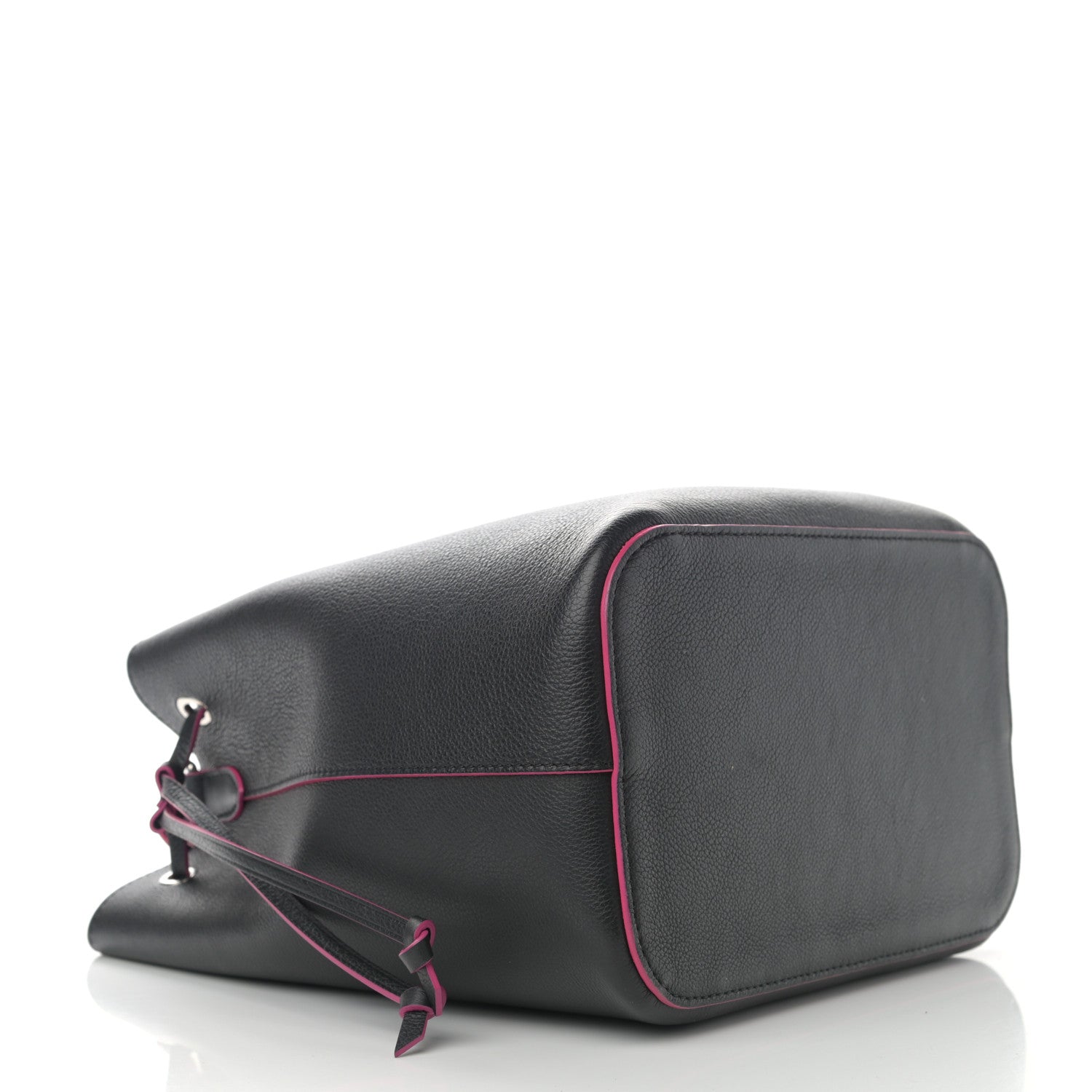 Louis Vuitton Calfskin Lockme Bucket Black 4 of 12