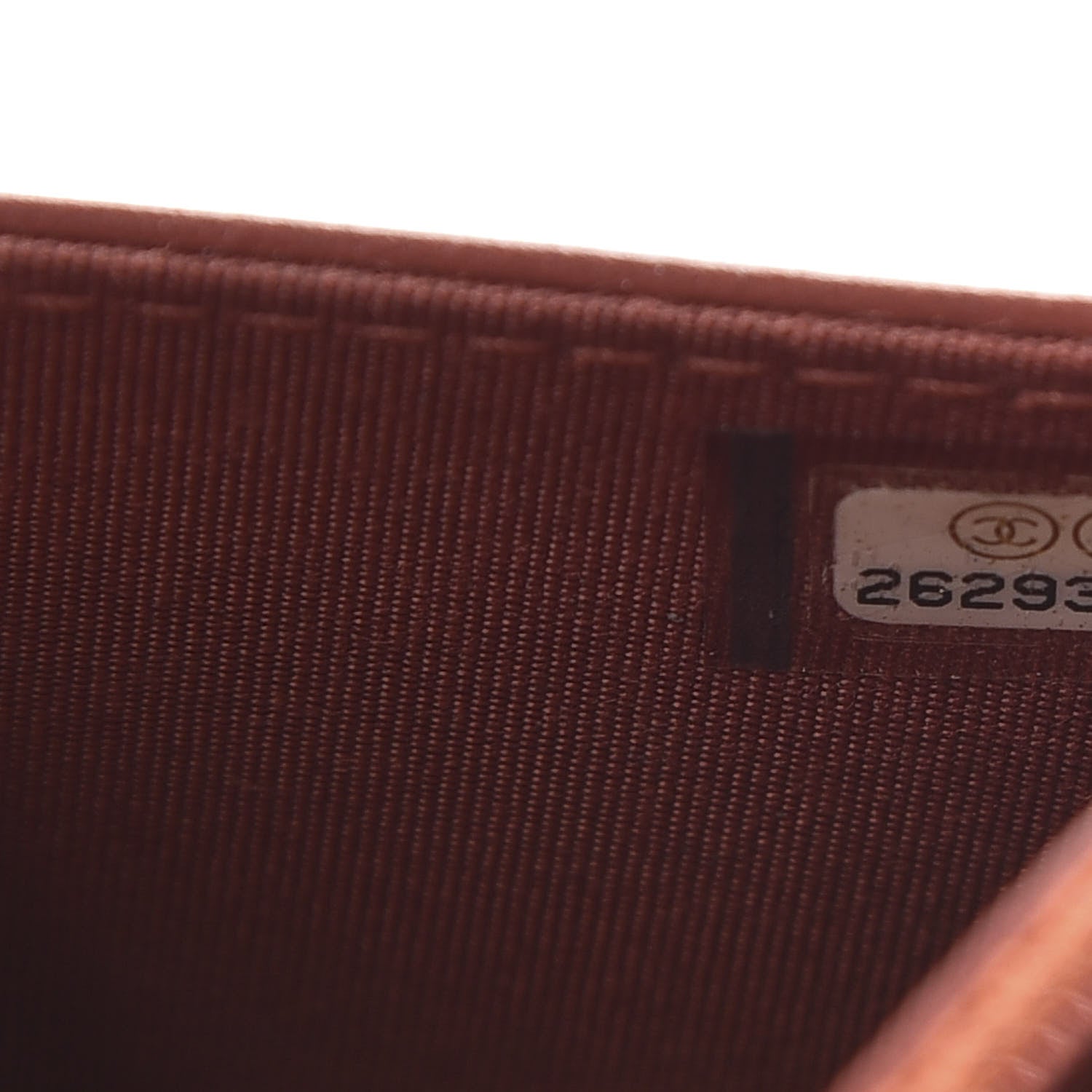 Chanel Lambskin Quilted Boy Wallet On Chain WOC Dark Red 9 of 11