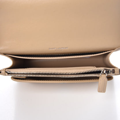 Saint Laurent Calfskin Monogram Sunset Chain Wallet Nude Powder 5 of 6
