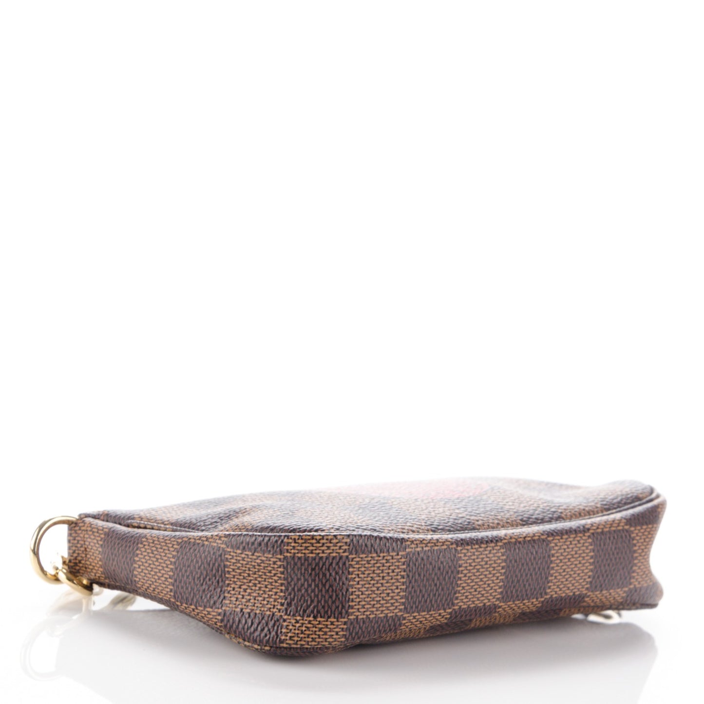 Damier Ebene Complice Trunks and Bags Mini Pochette Accessories Red