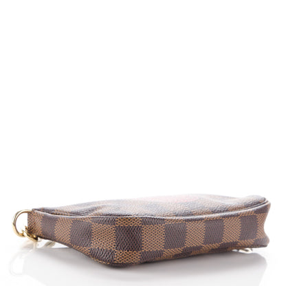 Louis Vuitton Damier Ebene Complice Trunks and Bags Mini Pochette Accessories Red 4 of 7