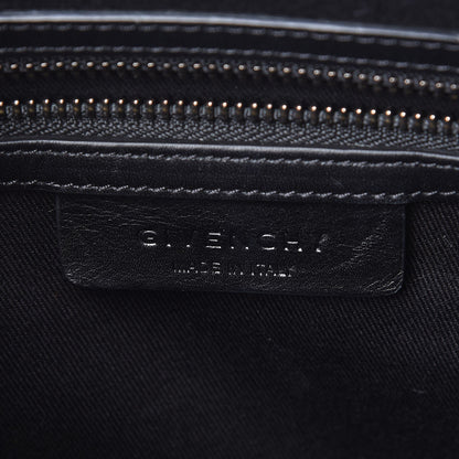 Givenchy Calf Hair Goatskin Smooth Calfskin Patchwork Medium Antigona Black Red 6 of 12