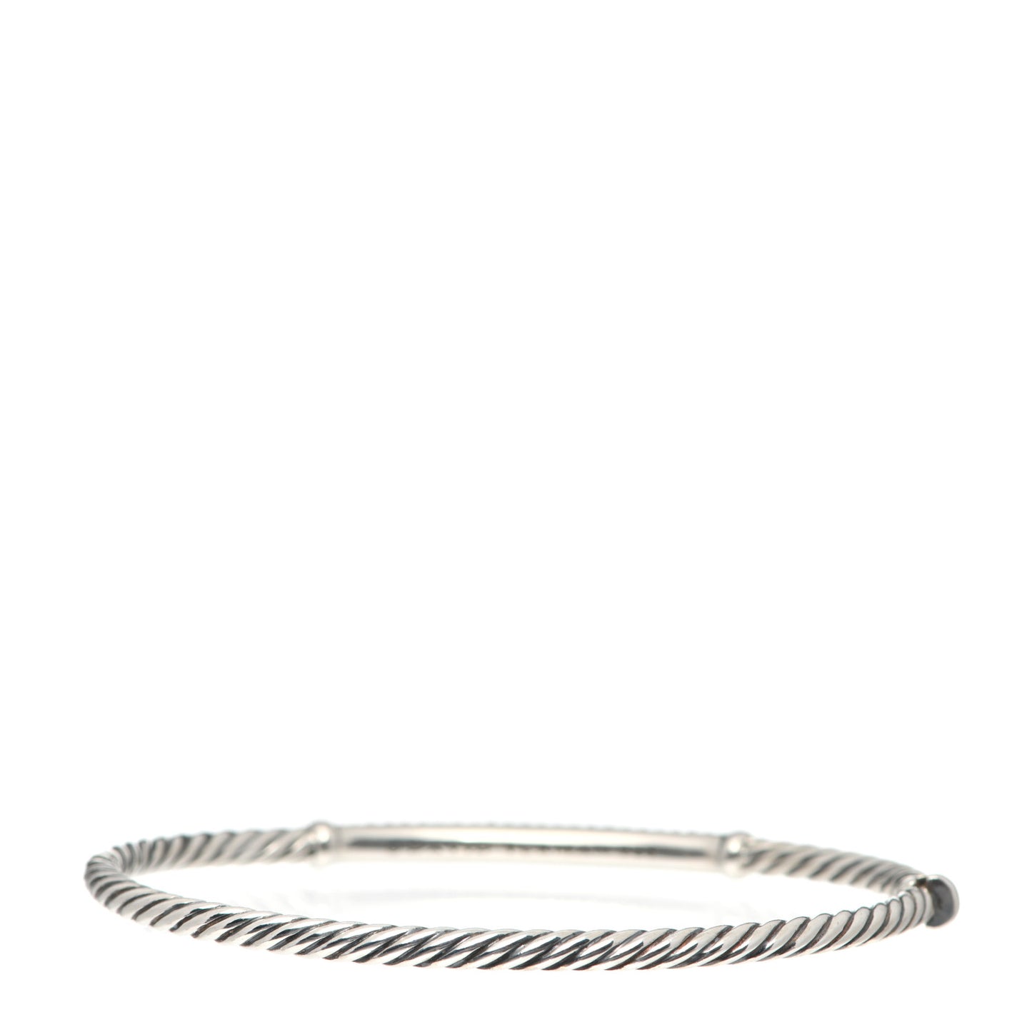 Sterling Silver Diamond Petite Pave Metro Bar Bracelet