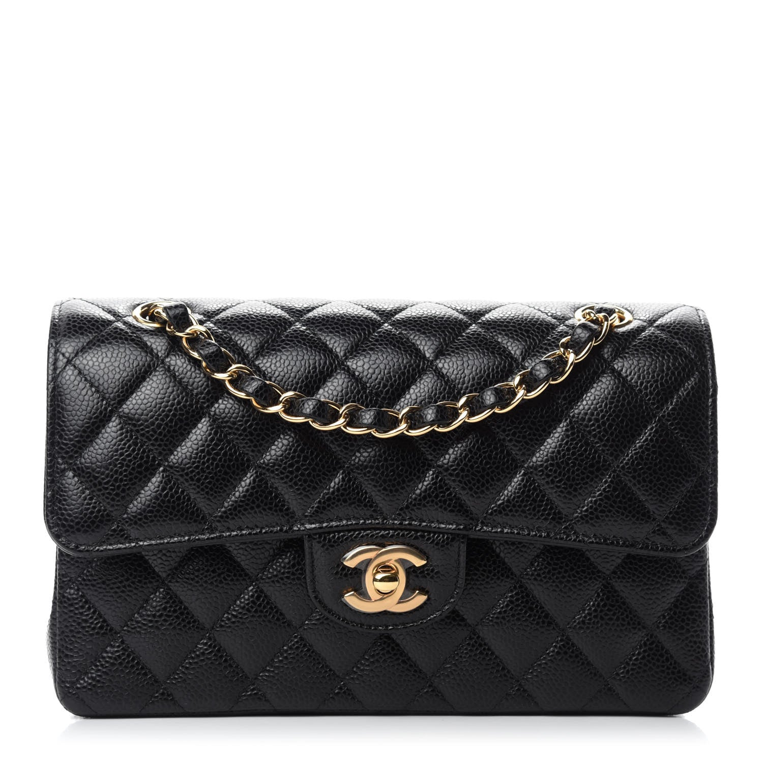 Chanel Caviar Quilted Small Double Flap Black 1 of 11