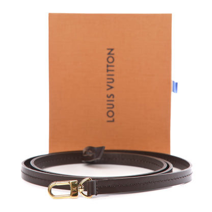 Louis Vuitton Calfskin 12mm Favorite Long Strap Brown 4 of 4
