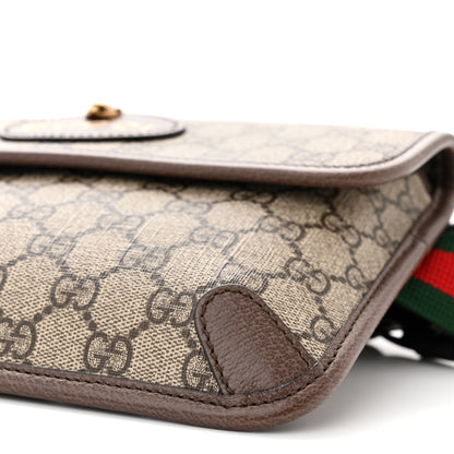 Gucci GG Supreme Monogram Neo Vintage Web Belt Bag Brown 10 of 10