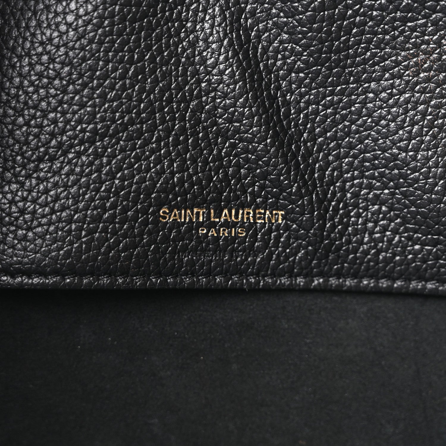 Saint Laurent Grained Calfskin Small Supple Sac De Jour Black 6 of 9