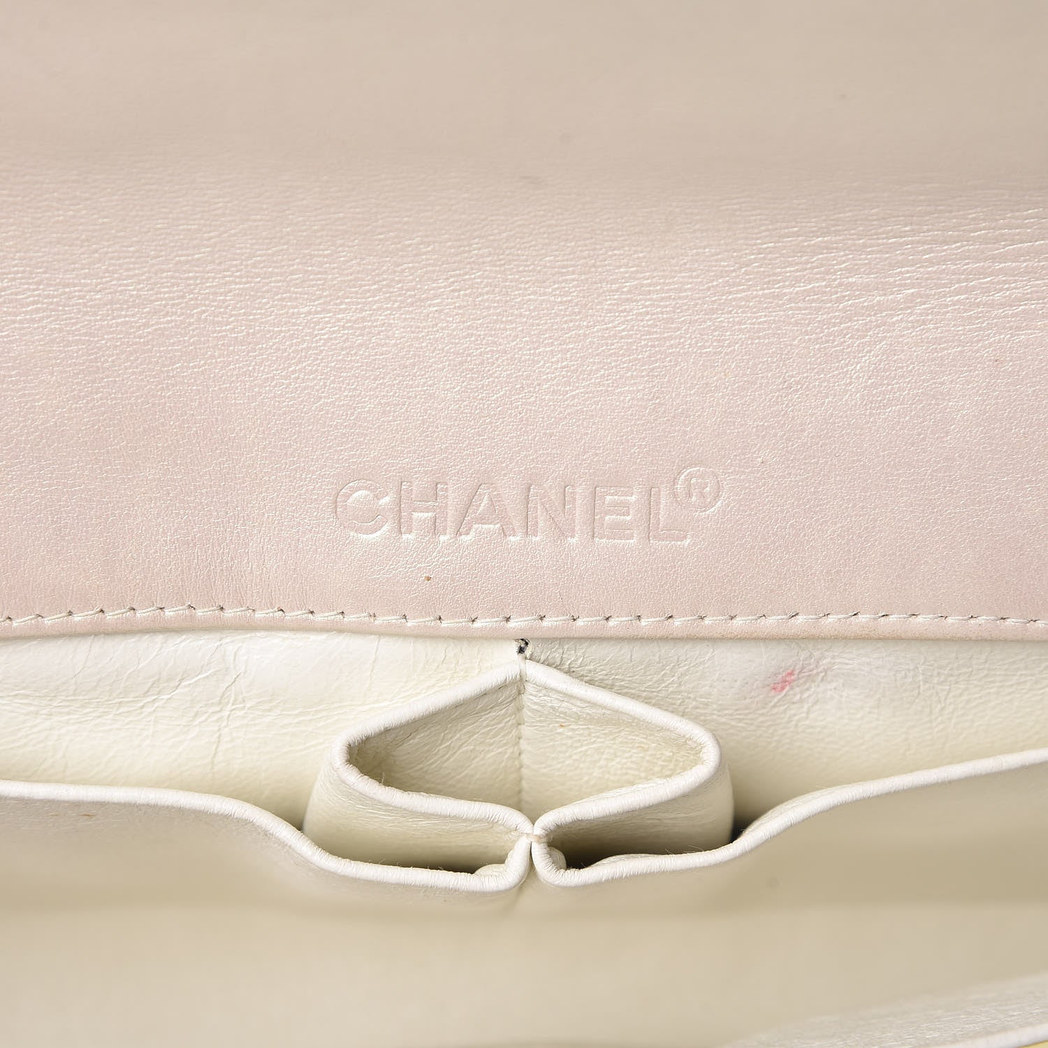 Chanel Patent Quilted East West Chocolate Bar Flap White 6 of 19