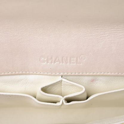 Chanel Patent Quilted East West Chocolate Bar Flap White 6 of 19