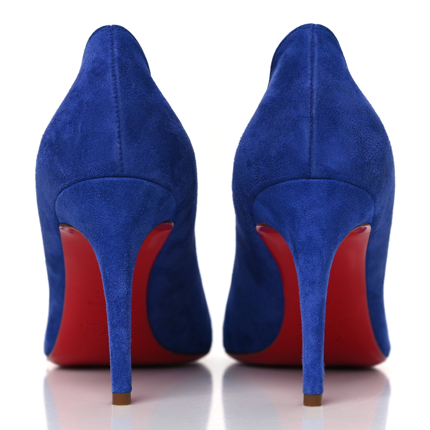 Christian Louboutin Suede Pigalle 85 Pumps 40.5 Metal Blue 5 of 10