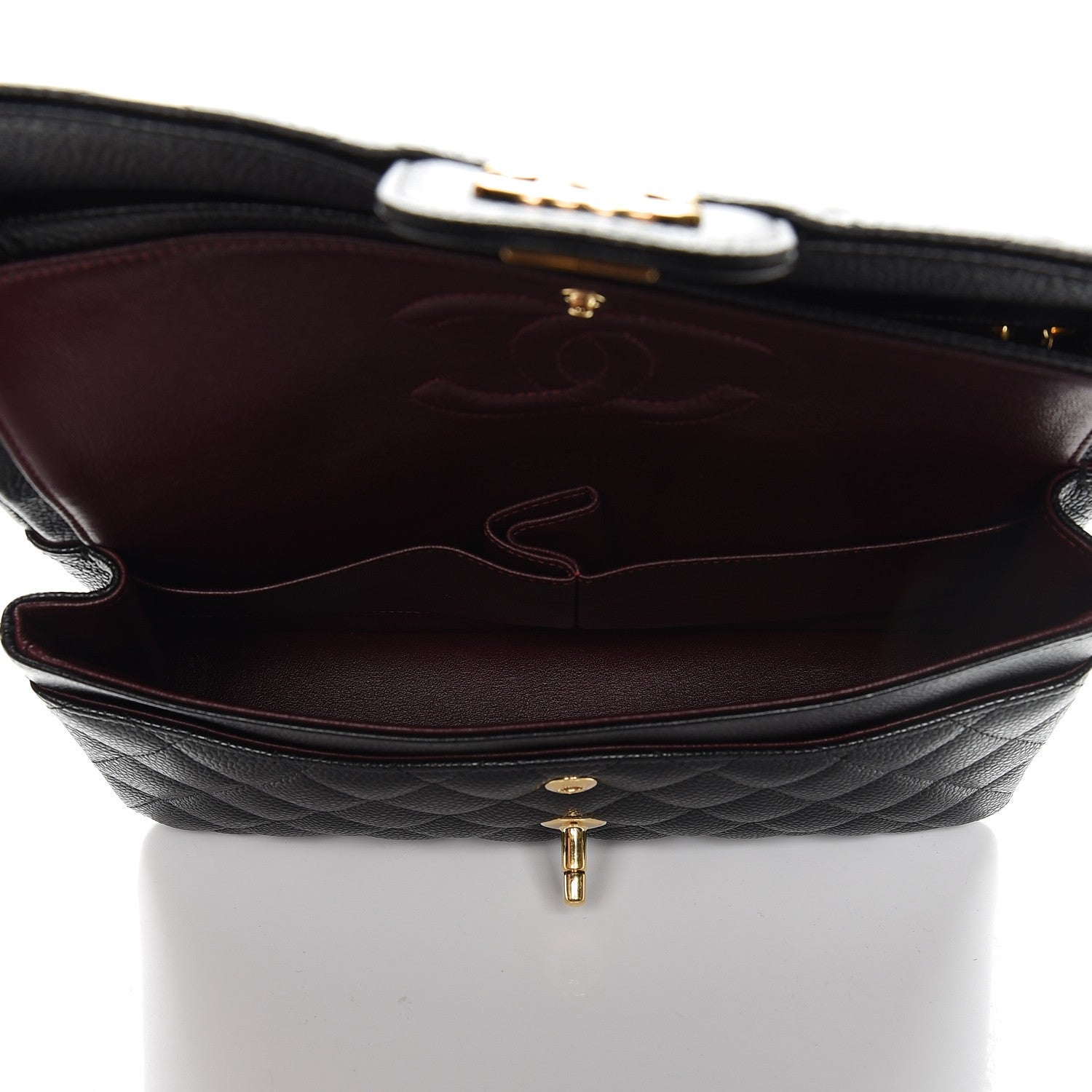 Chanel Caviar Quilted Medium Double Flap Black 5 of 7
