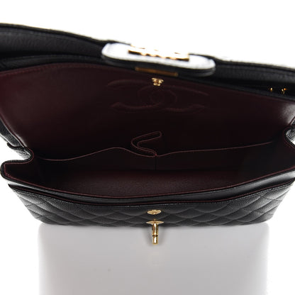 Chanel Caviar Quilted Medium Double Flap Black 5 of 7