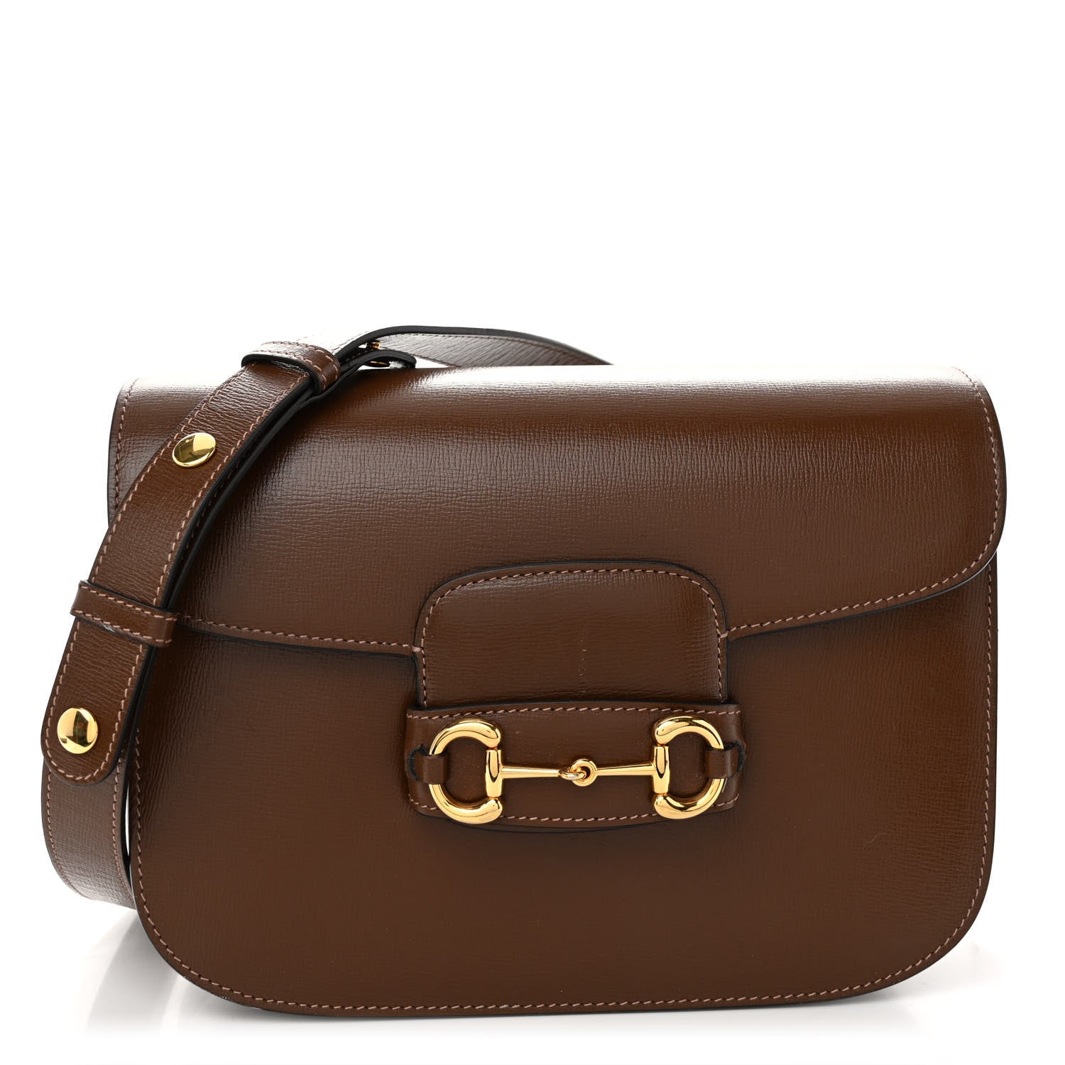 Gucci Azalea Calfskin Horsebit 1955 Shoulder Bag Brown Sugar 1 of 13