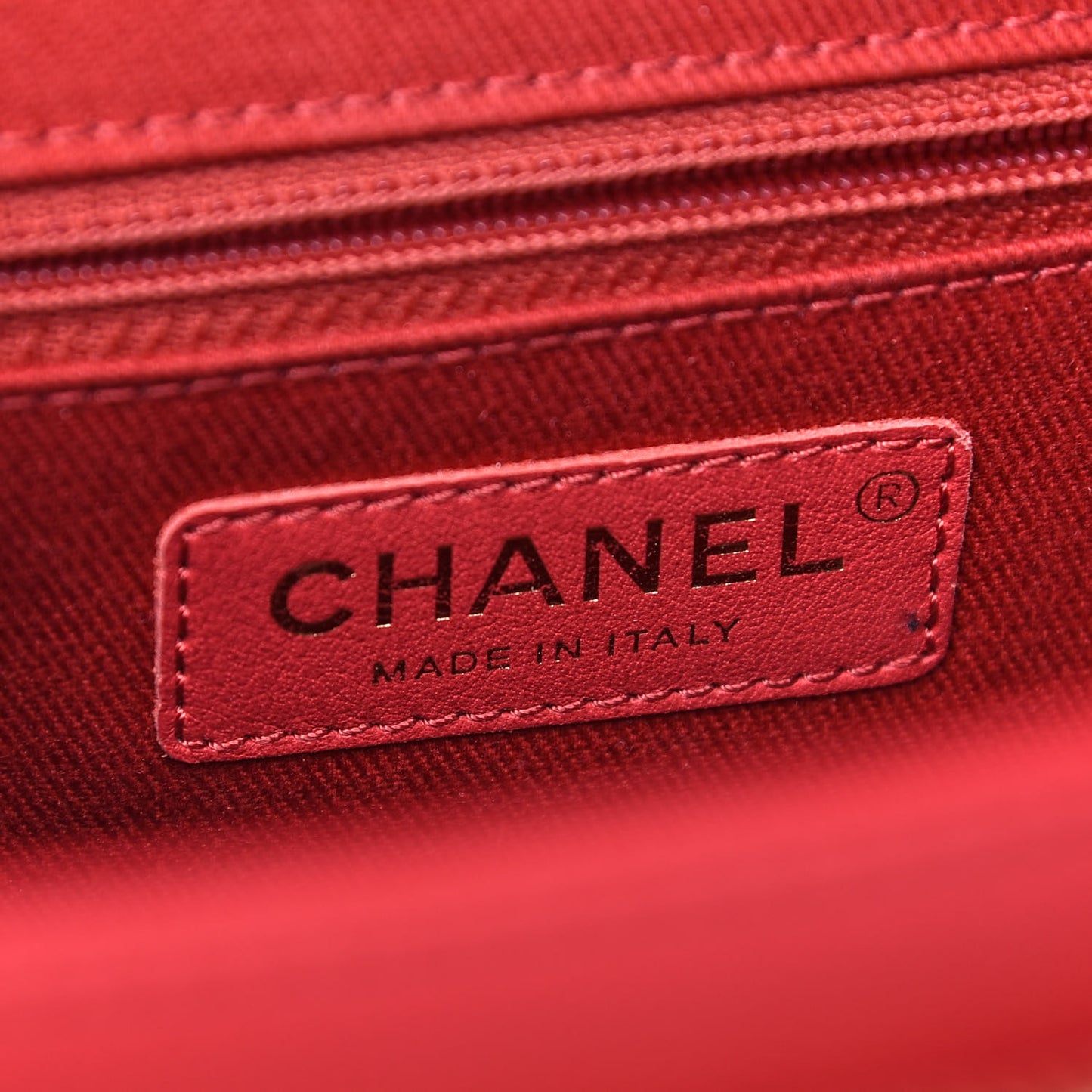 Caviar Quilted Large Business Affinity Flap Red