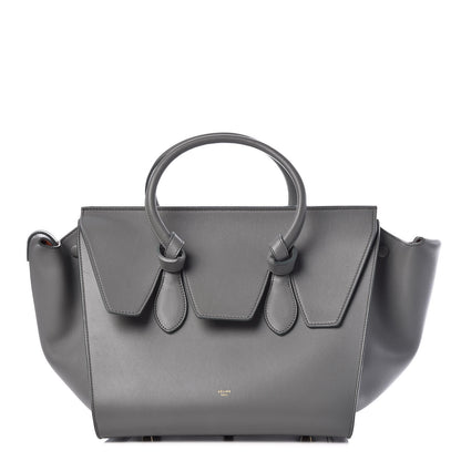 Celine Smooth Calfskin Small Tie Knot Tote Crystal Grey 1 of 13