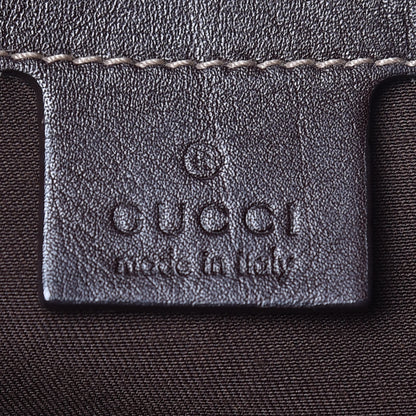 Gucci Monogram Peggy Braided Tote Dark Brown 8 of 12