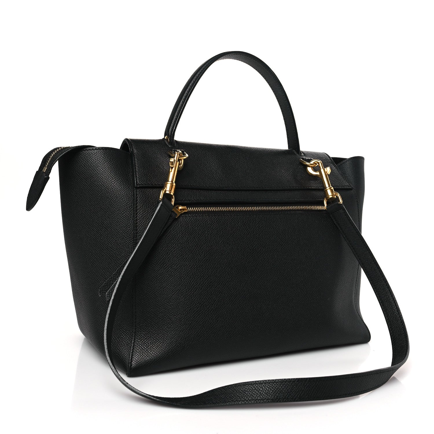 Celine Baby Grained Calfskin Mini Belt Bag Black 3 of 8