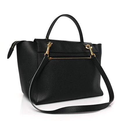 Celine Baby Grained Calfskin Mini Belt Bag Black 3 of 8