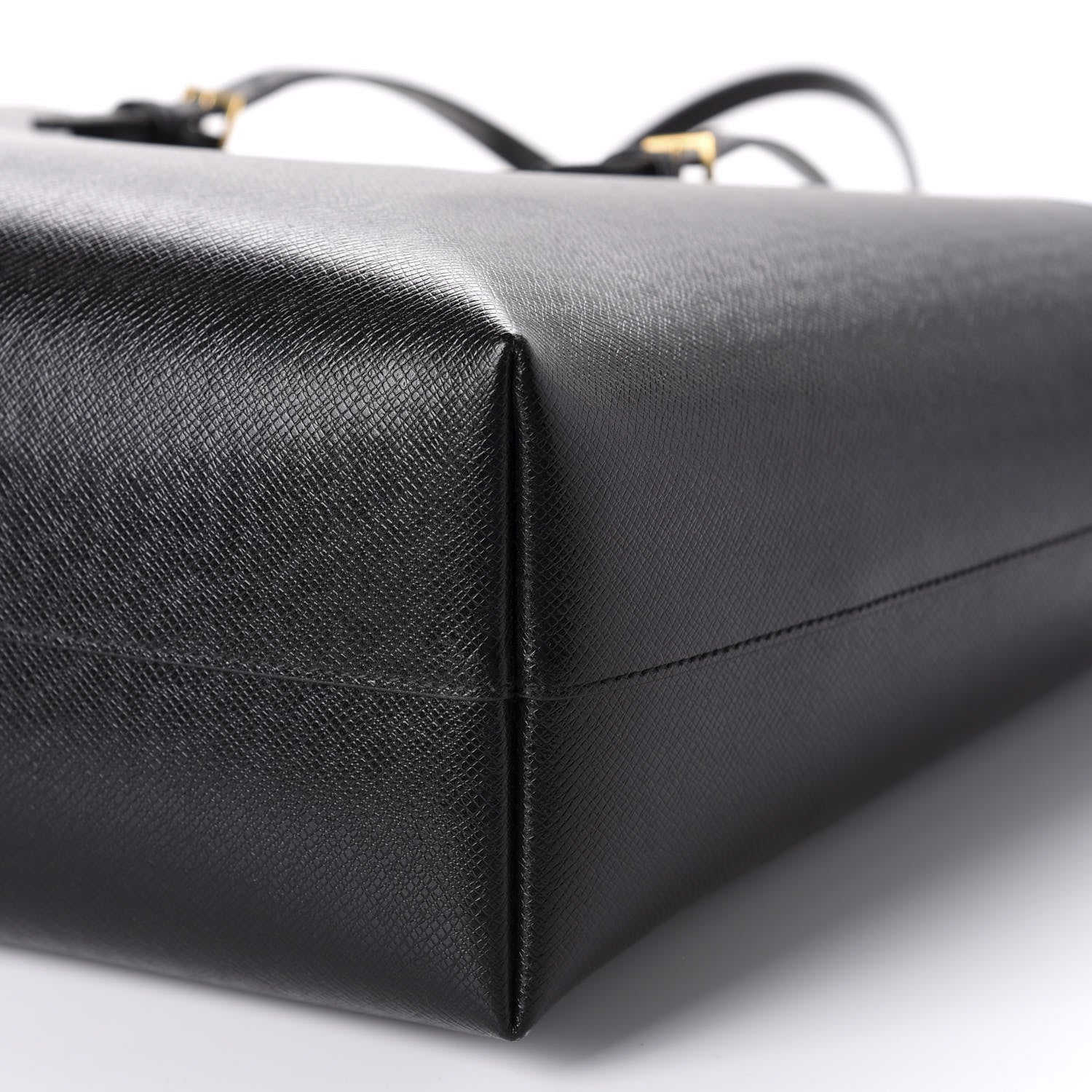 Saint Laurent Calfskin Large Shopping Tote Black 7 of 9