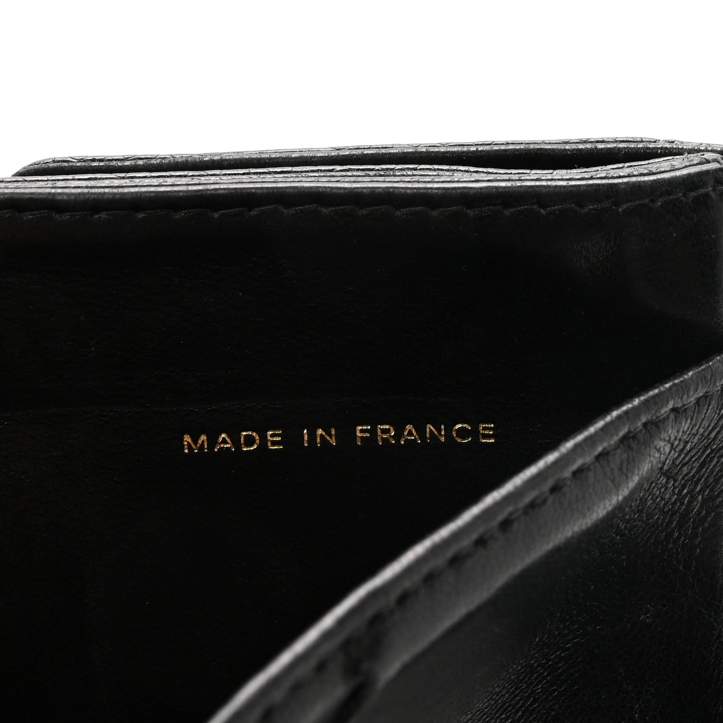 Caviar Timeless CC Flap Wallet Black