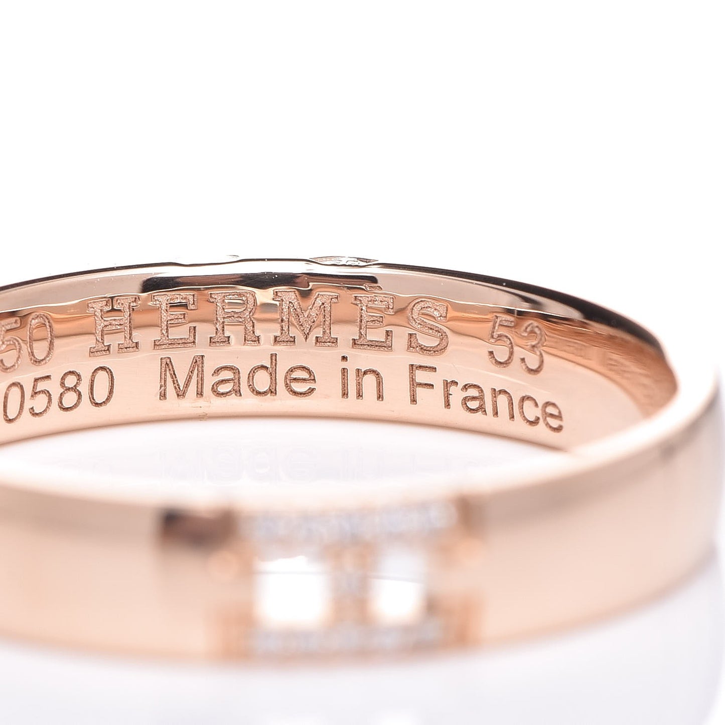 18K Rose Gold Diamond Herakles Ring 53 6.25