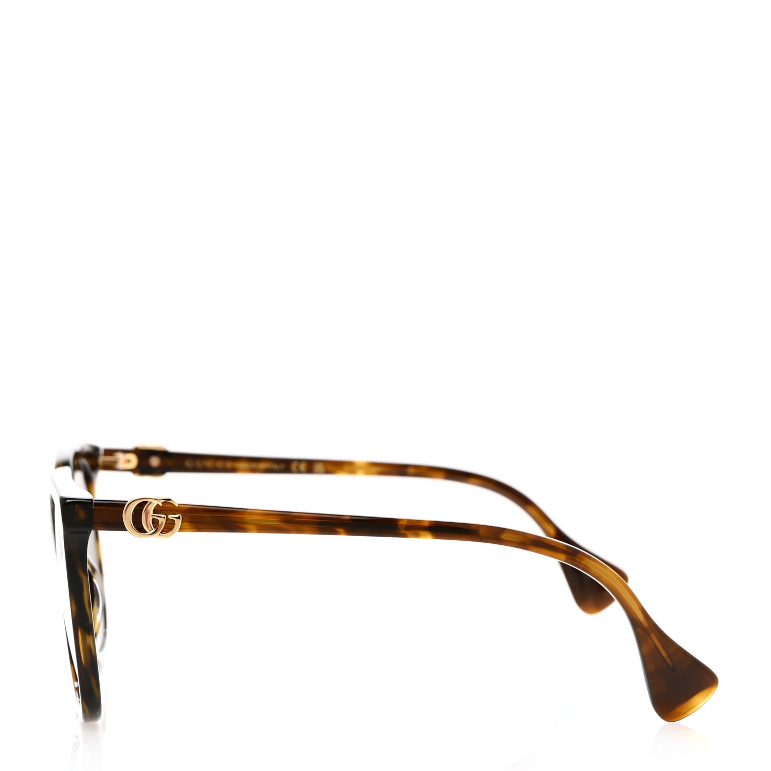 Gucci Acetate Round Sunglasses GG1071S Tortoise 3 of 8