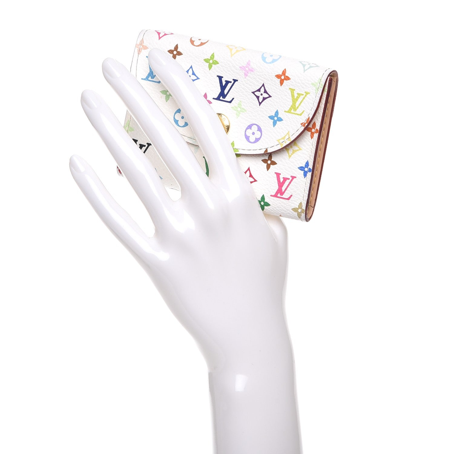 Louis Vuitton Monogram Multicolor Business Card Holder White 2 of 7