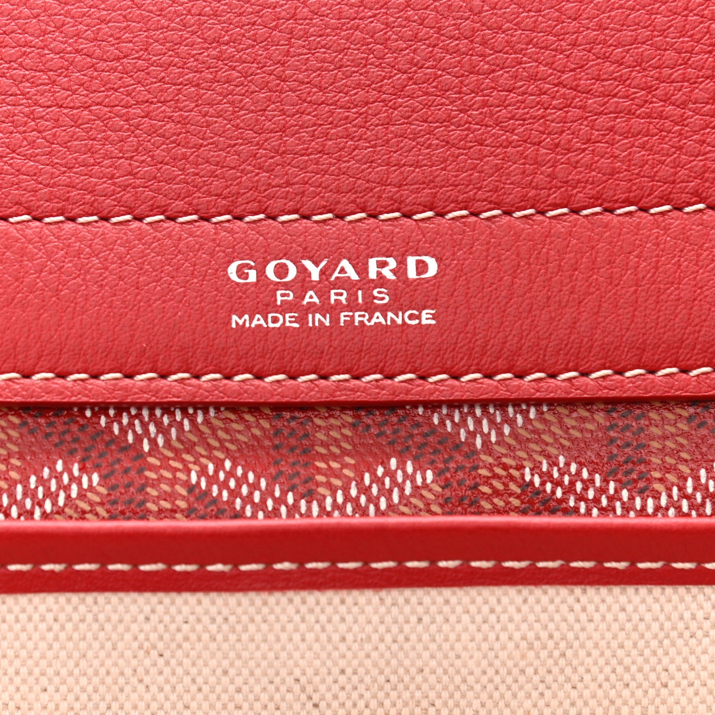 Goyardine Rouette PM Red
