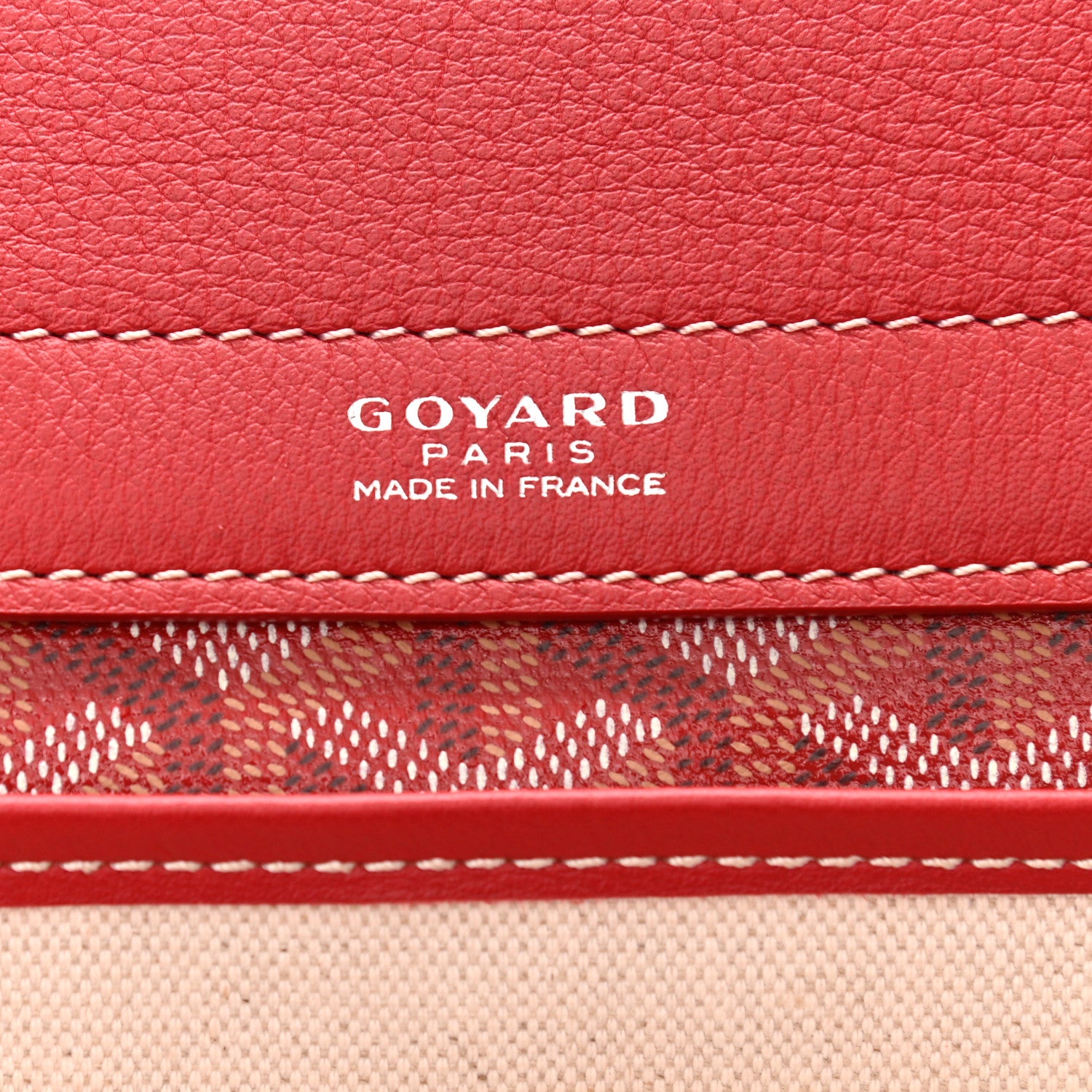 Goyard Goyardine Rouette PM Red 6 of 9
