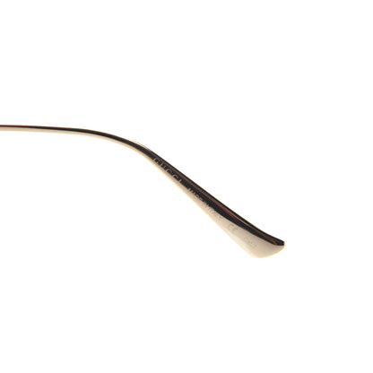 Gucci Metal Oversized Round Frame GG0225S Sunglasses Gold 6 of 8