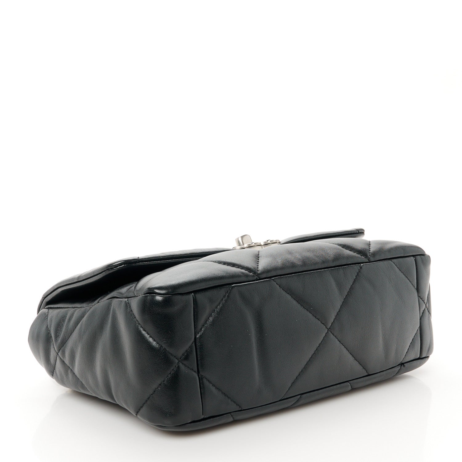 Chanel Lambskin Quilted Medium Chanel 19 Flap Black 4 of 11