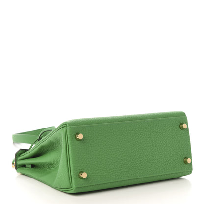 Hermes Togo Kelly Retourne 25 Bambou 4 of 12