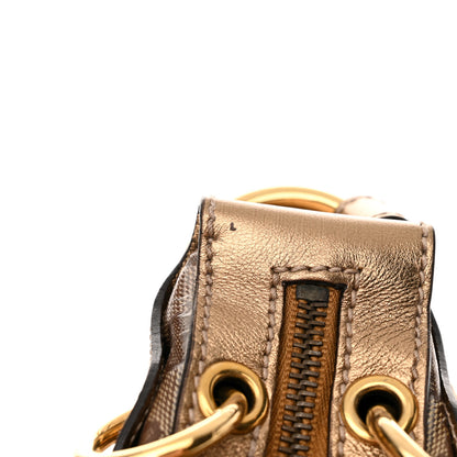 Gucci Crystal Monogram Babouska Hobo Gold 16 of 16