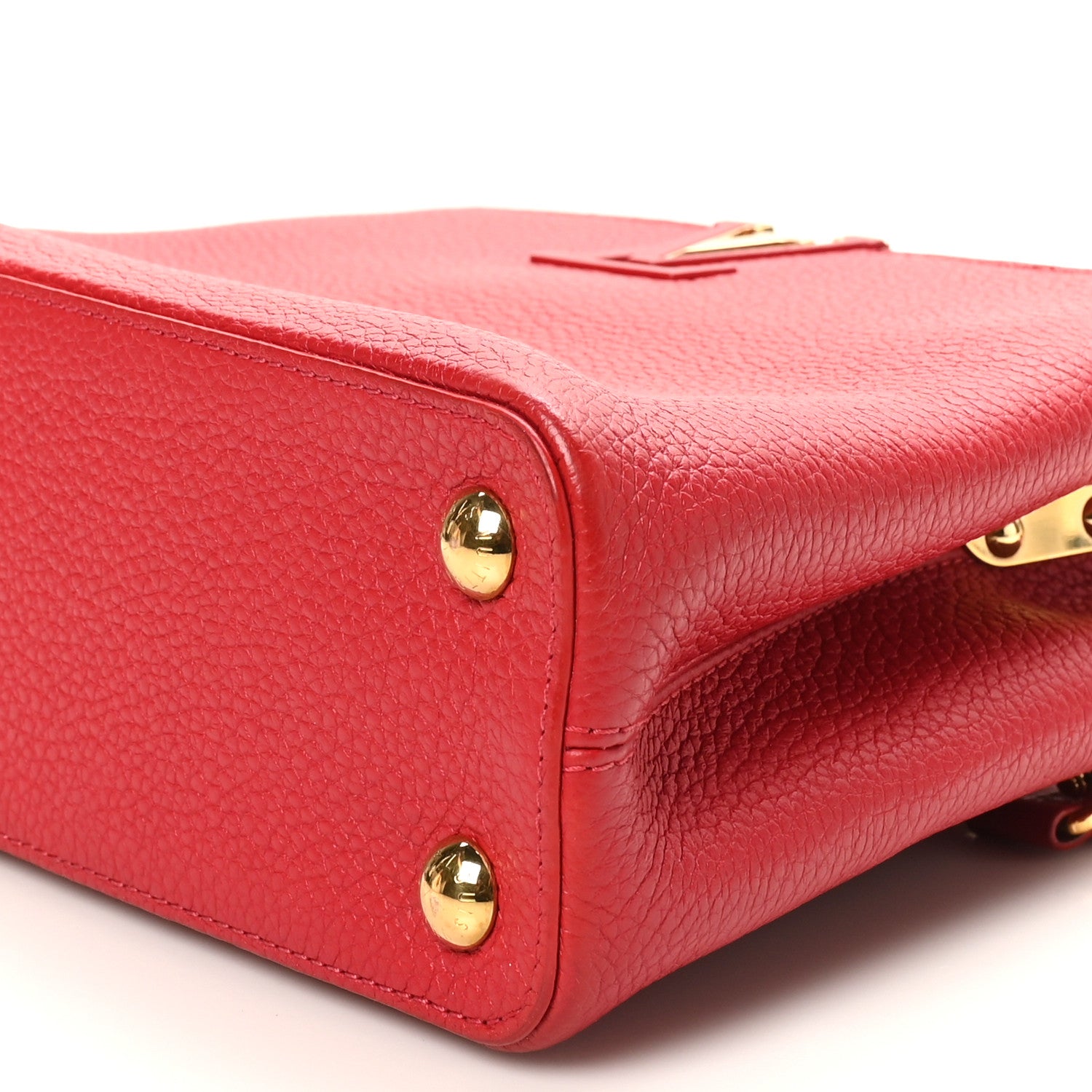 Louis Vuitton Taurillon Capucines BB Scarlet Red 9 of 9