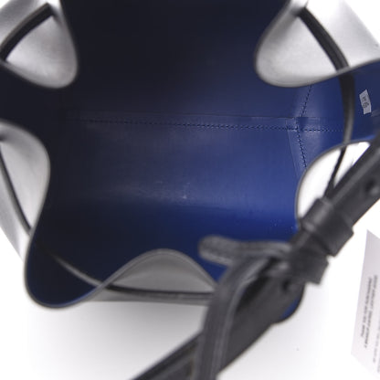 Mansur Gavriel Calfskin Bucket Bag Black Royal 6 of 11