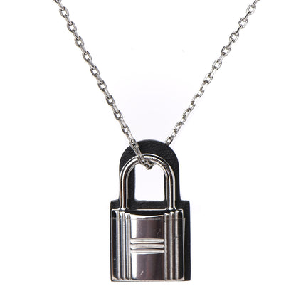 Hermes Swift Small O'Kelly Pendant Necklace Black 4 of 8