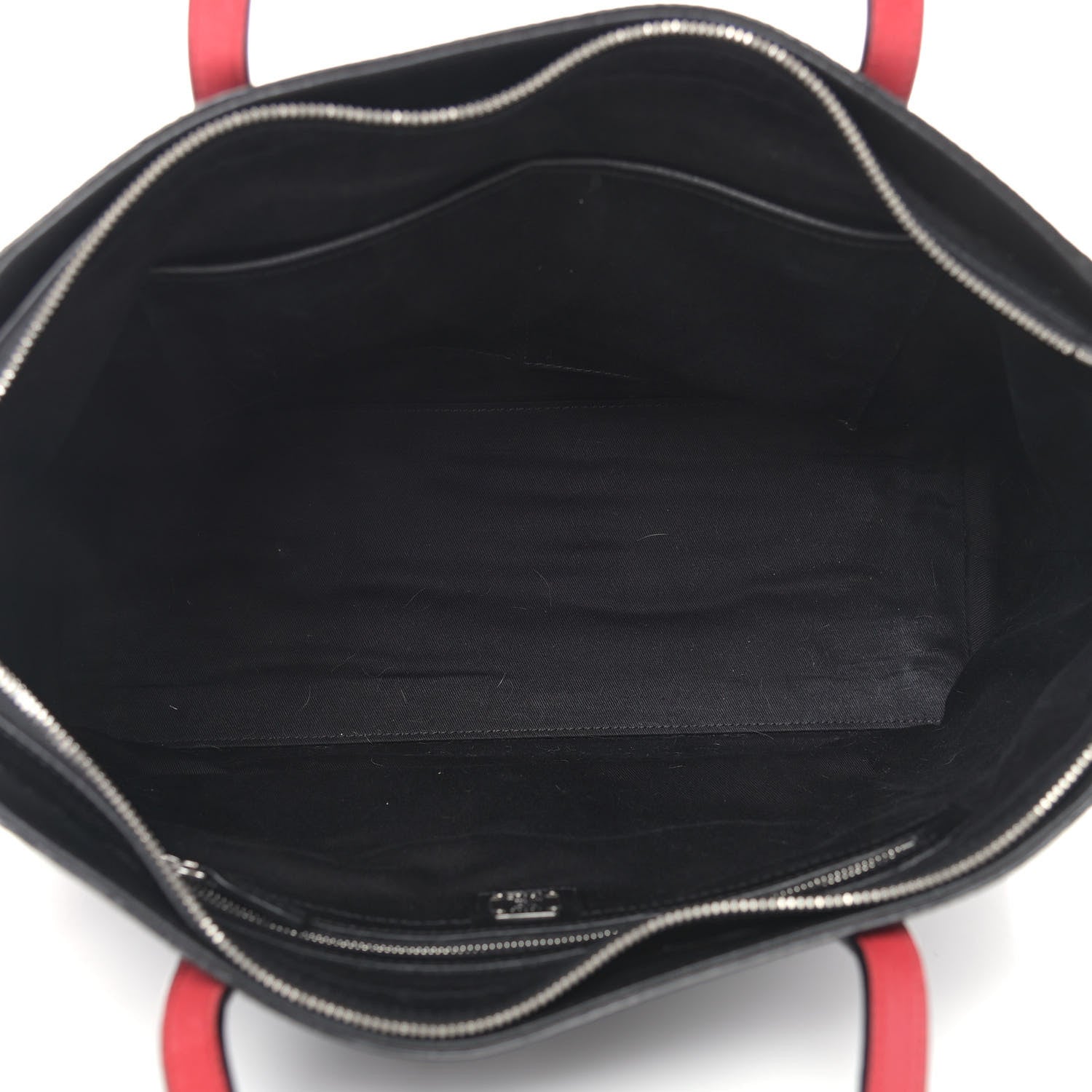 MCM Calfskin Ottomar Monogram Medium Klara Shopper Tote Black 5 of 14