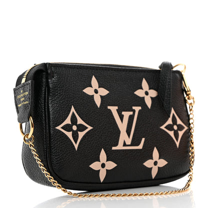 Louis Vuitton Empreinte Monogram Giant Mini Pochette Accessories Black 3 of 7