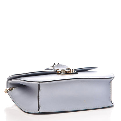Valentino Garavani Vitello Small Glam Lock Rockstud Flap Water Sky 4 of 14