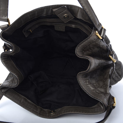 Gucci Guccissima Medium Jockey Tote Grey 5 of 10